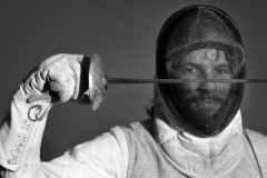 Honor Award, “Fencer at the Ready” by Daniel Sarch, Lakes Region Camera Club (NH)