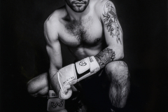 Honor Award, Monochrome  "The Contender"   by  Rhonda Cullens, HonNEC