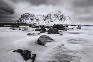 Best of Show, Monochrome    "Norway Sand Patterns"   by  Frank Forward