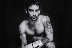 Honor Award, Monochrome  "The Contender"   by  Rhonda Cullens, HonNEC