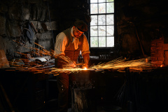 Honor Award,	Claudette	Beaulieu,	“Blacksmith 3,”	Conn Valley Camera Club (CT)