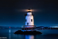 Judge Raj Alamanda's Color Choice   "Night Over Sleepy Hollow Light"   by Robyn Abrams of Flagpole Photographers of Newtown (CT)