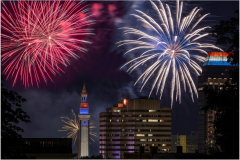 Honor Award "Springfield Fireworks" by Kevin Fay of Springfield Camera Club (MA)