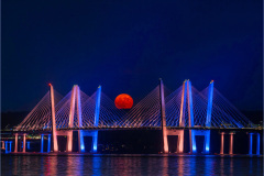 Second Place, Tappen Buck Moon  by Joanne Marinaccio, Greater Bridgeport Camera Club (CT)